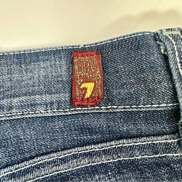 7 For All Mankind Bermuda Jean Shorts- Size 25 - Picture 4 of 10
